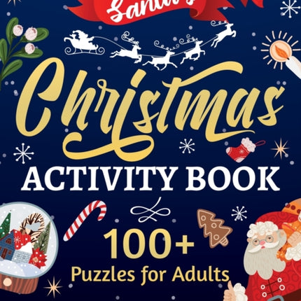 Santa's Christmas Activity Book: 100+ Puzzles for