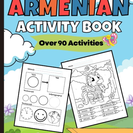 Armenian Activity Book Over 90 Activities: Ages 3-6