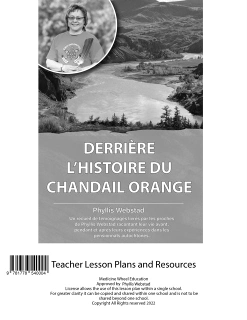 Derriere l'histoire du chandail orange plan de cours