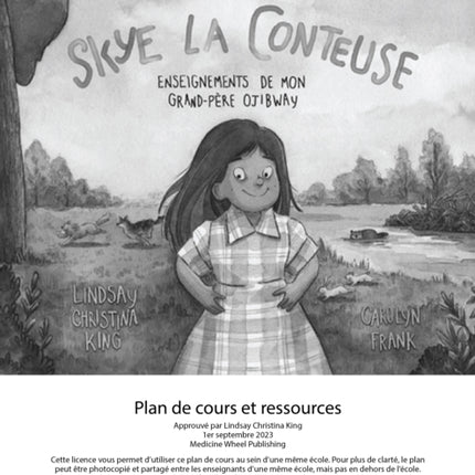 Skye la conteuse plan de cours: Enseignements de mon grand-père ojibway