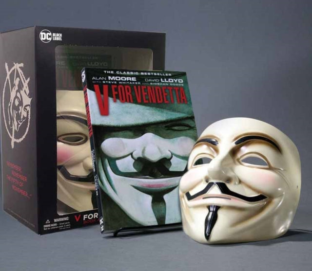 V for Vendetta Book and Mask Set