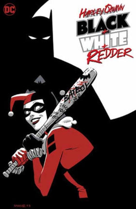 Harley Quinn Black  White  Redder