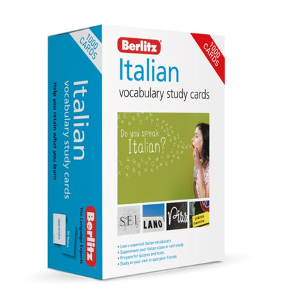 Berlitz Italian Study Cards (Language Flash Cards)