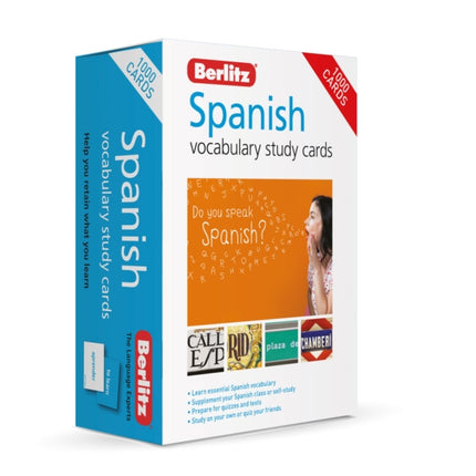 Berlitz Spanish Study Cards (Language Flash Cards)