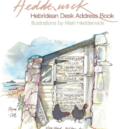 Hebridean Desk Address Book