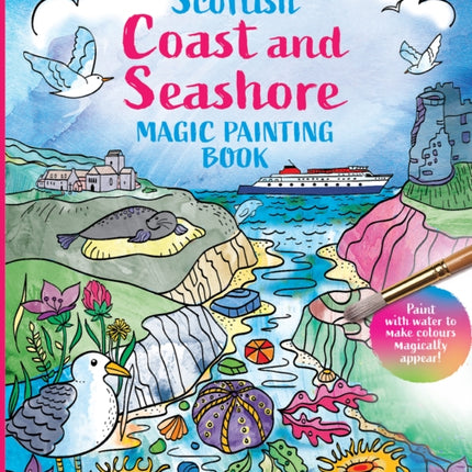 Scottish Coast and Seashore Magic Painting Book