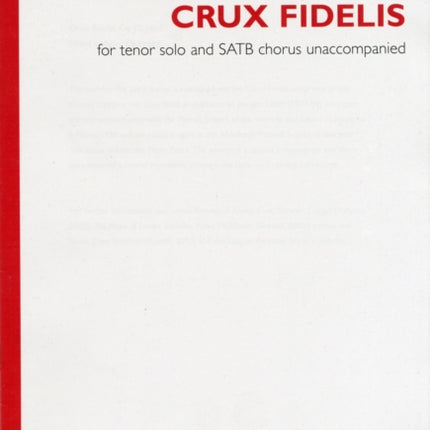 Crux Fidelis Op.43 No.1