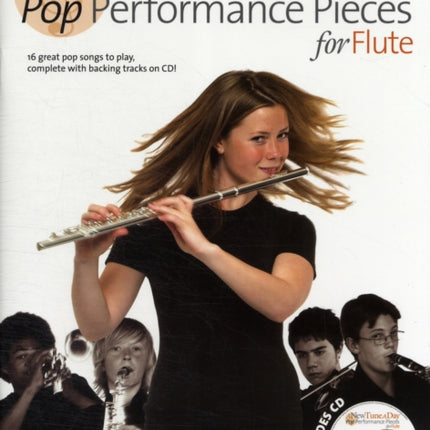 A New Tune A Day Pop Performance Pieces Flute Book  CD New Tune a Day Unnumbered