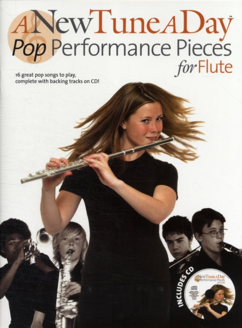 A New Tune A Day Pop Performance Pieces Flute Book  CD New Tune a Day Unnumbered