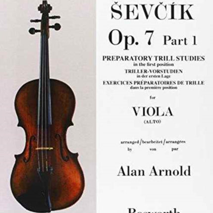 Viola Studies Op.7 Part1: Preparatory Trill Studie