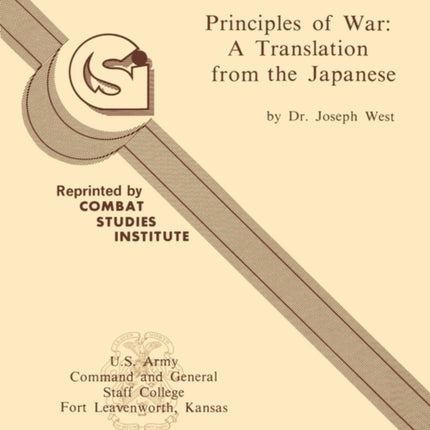 Principles of War: A Translation from the Japanese