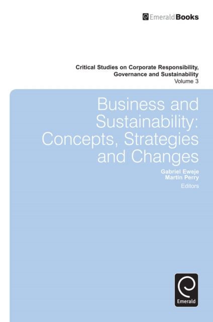 Business & Sustainability: Concepts, Strategies and Changes