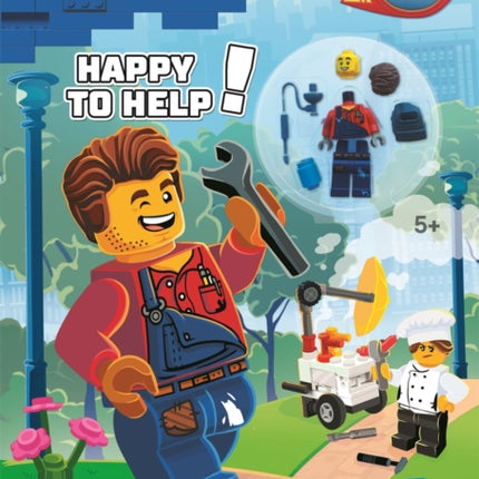 LEGO® City: Happy to Help! Activity Book (with Harl Hubbs minifigure)