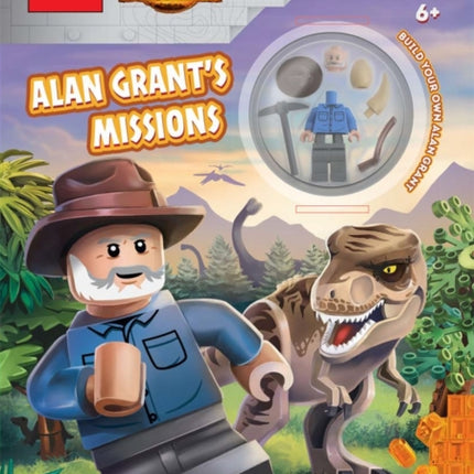 LEGO® Jurassic World™: Alan Grant’s Missions: Activity Book with Alan Grant minifigure