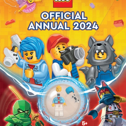 LEGO® Books: Official Annual 2024 (with gamer LEGO® minifigure)