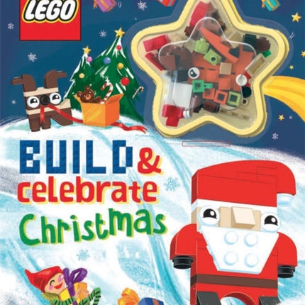 LEGO® Books: Build & Celebrate Christmas (includes 45 bricks)