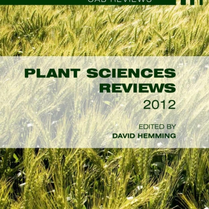 Plant Sciences Reviews 2012