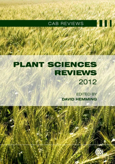 Plant Sciences Reviews 2012