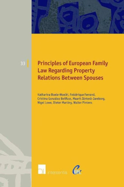 Principles of European Family Law Regarding