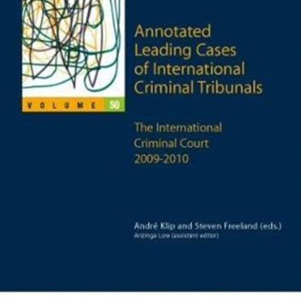 Annotated Leading Cases of International Criminal
