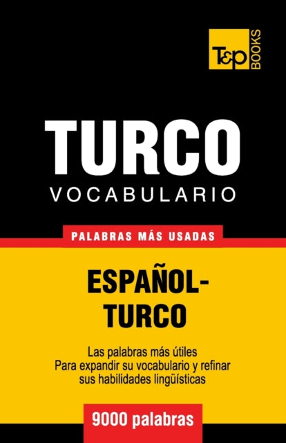 Vocabulario español-turco - 9000 palabras más usadas