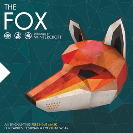 The Fox  Designed by Wintercroft An enchanting pressout mask for parties and everyday wear