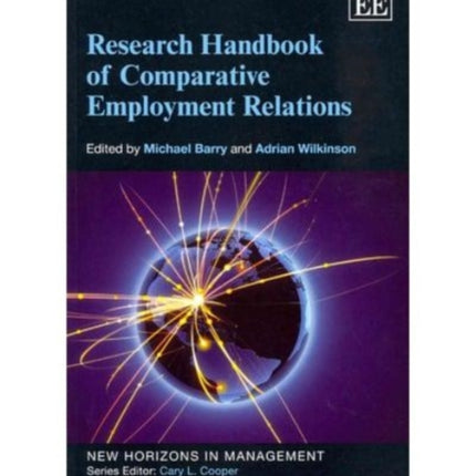 Research Handbook of Comparative Employment Relations