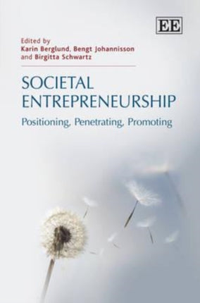Societal Entrepreneurship: Positioning,