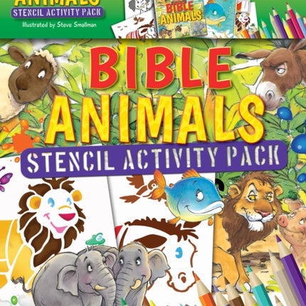 Bible Animals Stencil Activity Pack