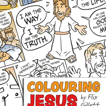 Colouring Jesus: Colour Your Own Bible Comics!