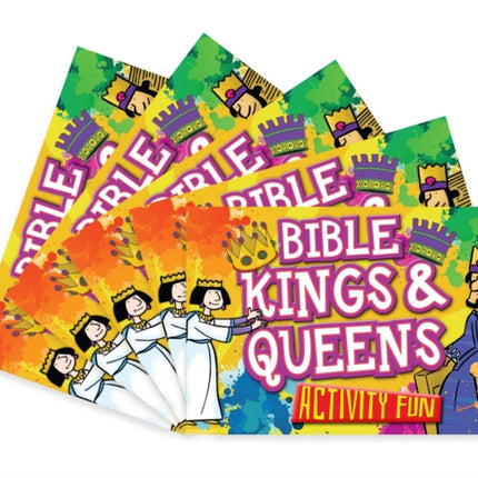 Bible Kings & Queens Activity Fun: 5 Pack