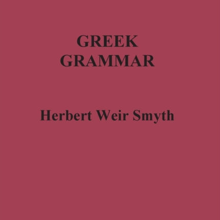 Greek Grammar
