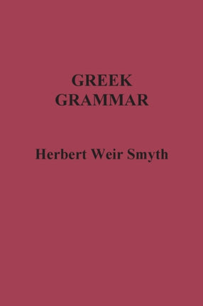 Greek Grammar
