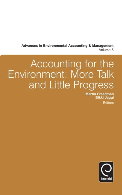 Accounting for the Environment: More Talk and Little Progress