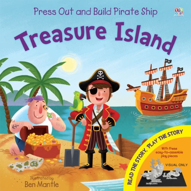 Pirate Ship Treasure Island Press Out and Build Junior Press Out and Build