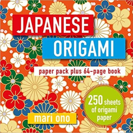 Japanese Origami: Paper Block Plus 64-Page Book