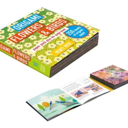 Origami Flowers and Birds: Paper Pack Plus 64-Page Book