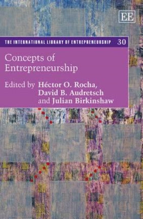 Concepts of Entrepreneurship