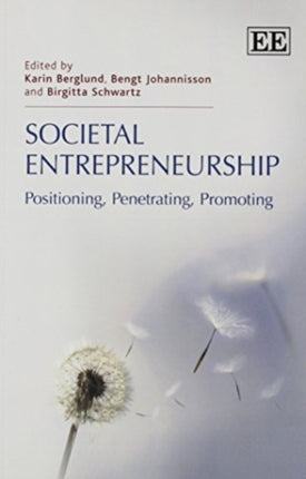 Societal Entrepreneurship: Positioning,