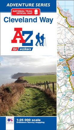 Cleveland Way National Trail Official Map: with Ordnance Survey mapping (A-Z Adventure Series)