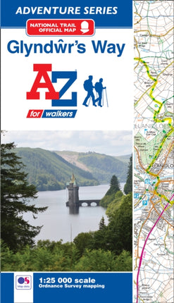 Glyndwr's Way National Trail Official Map: with Ordnance Survey mapping (A-Z Adventure Series)