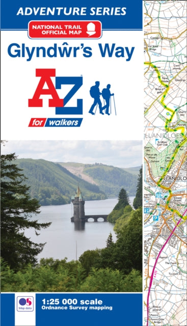 Glyndwr's Way National Trail Official Map: with Ordnance Survey mapping (A-Z Adventure Series)