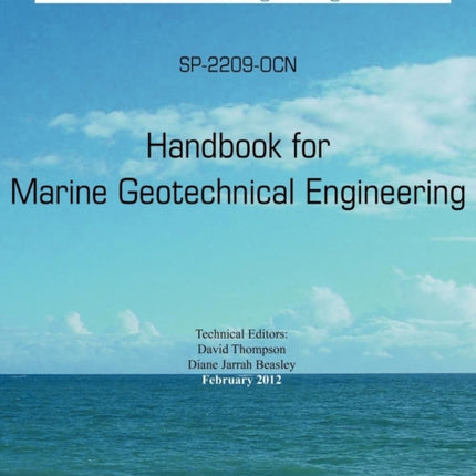 Handbook of Marine Geotechnical Engineering