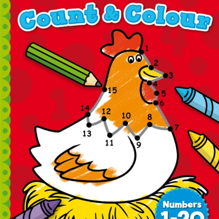 Dot to Dot Count and Colour 1 to 20