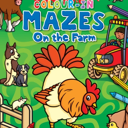 Junior Art Colour in Mazes: On the Farm