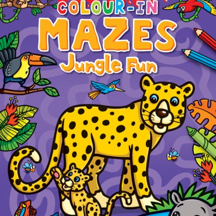 Junior Art Colour in Mazes: Jungle Fun