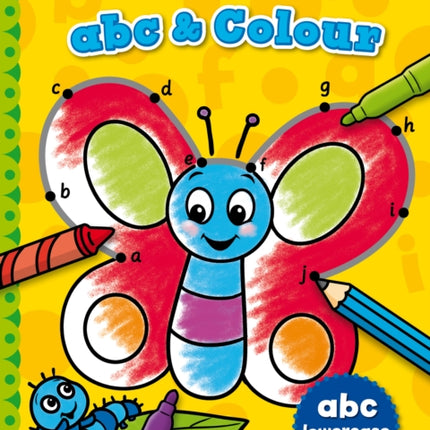 Dot to Dot abc and Colour: Lowercase Letters