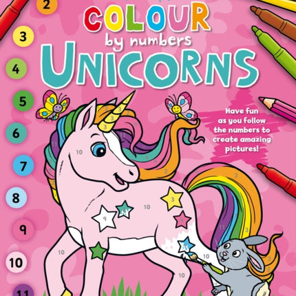 Junior Artist Colour By Numbers: Unicorns