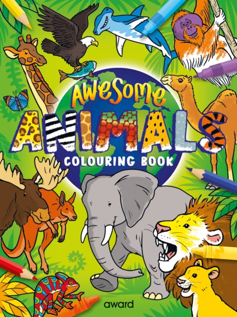 Awesome Animals Colouring Book