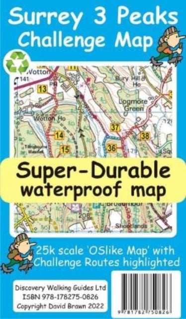 Surrey 3 Peaks Challenge Map and Guide